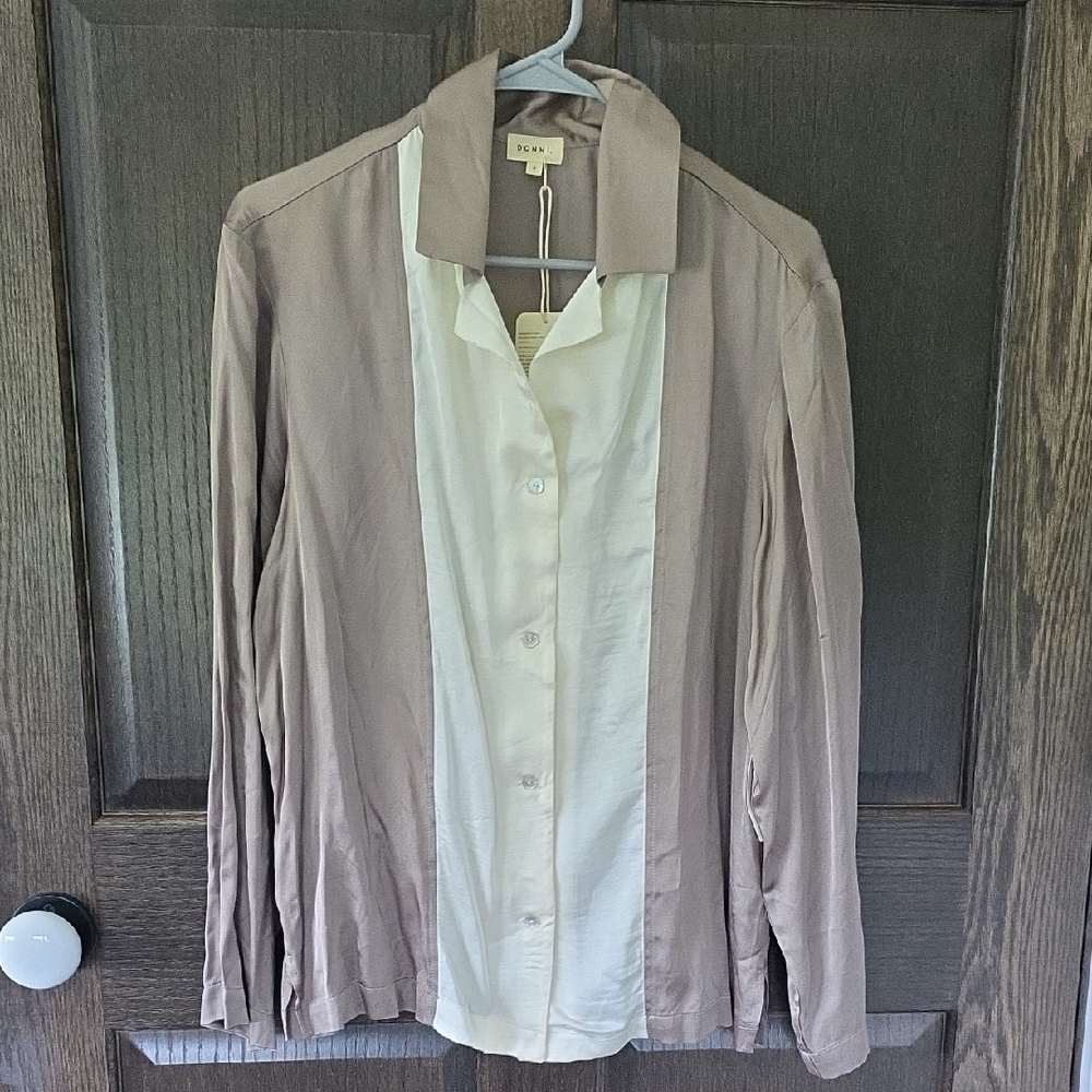 DONNI x Madewell Silky Bowling Shirt